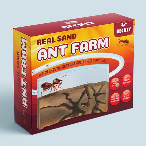 Eye Catching Ant Farm Box Design Design by Radmilica
