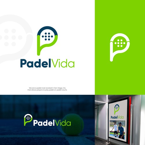 Design a fresh and memorable logo for a cutting edge Padel club in San Diego. Design by cleverley23