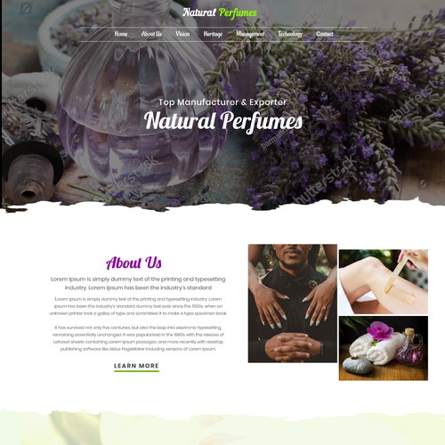 Web page design contest entry by Sarbani