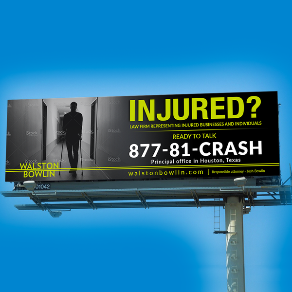 Injured Law Firm Billboard Concept