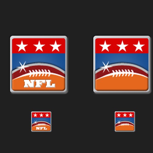 NFL themed iPhone app:  Launch icon, and loading screen Design by bounty hunter