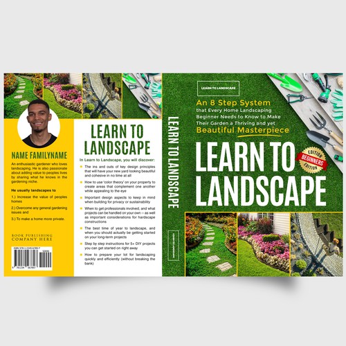 LOOKING FOR A UNIQUE AND BEAUTIFUL BOOK COVER DESIGN FOR A HOME LANDSCAPING BOOK Design by iDea Signs