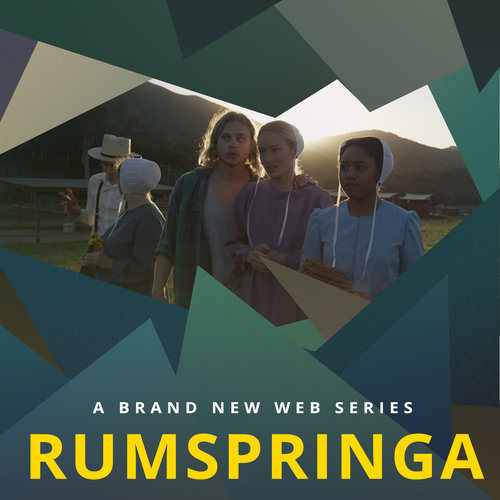 Create movie poster for a web series called Rumspringa Diseño de Matthew Garrow