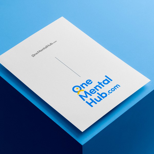 Design by vedik.technologies® titled "One Mental Hub logo"