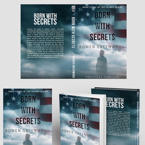 Book cover for a political thriller with Christian themes Design by sugarskullbaby ☠