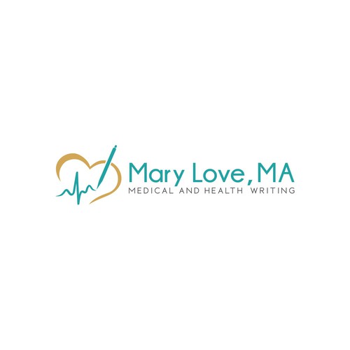 A friendly logo for a writer specializing in medicine & health Design by cozyme28^_^