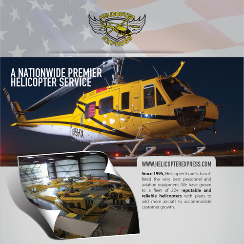 Helicopter Express Needs New Exciting Promotional BROCHURE Design by morgan marinoni