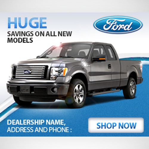 Create banner ads across automotive brands (Multiple winners!) Design by zokamaric