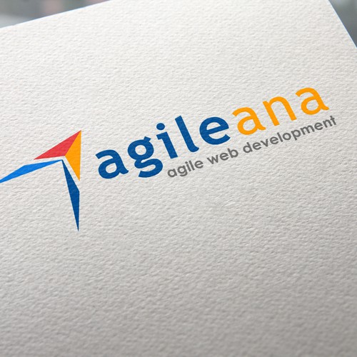 Agileana - logo design for web development agency Design by 9bstrokes™