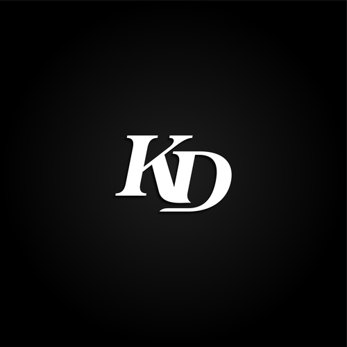 KD Monogram Logo Design by -[ WizArt ]-