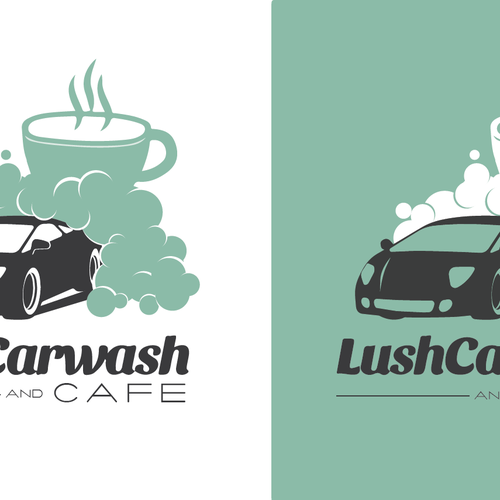 Create a fun cool carwash brand with earthy colours. Design by Alvianks