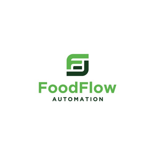 コンペ「FoodFlow Automation Logo」のデザイン by Anut Biggerさん 