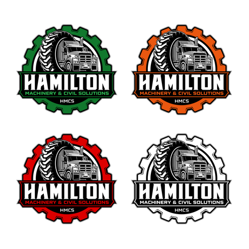 "Logo - Heavy Machinery & Civil Roadworks" winning Logo design