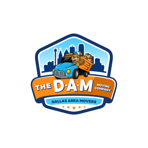 Design a fun, high-quality logo for The DAM Moving Company Design réalisé par Gloxee