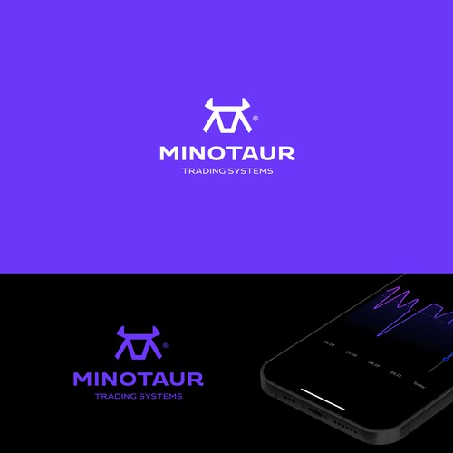 Powerful bull inspired logo for automated trading systems Design von Faraz S.