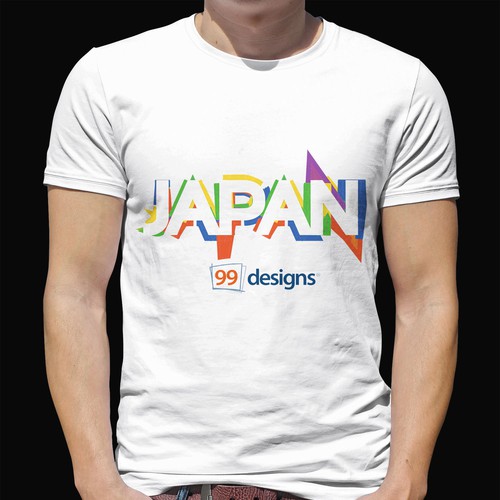 Design WANTED T-shirt design for 99designs JAPAN por OTO-Design