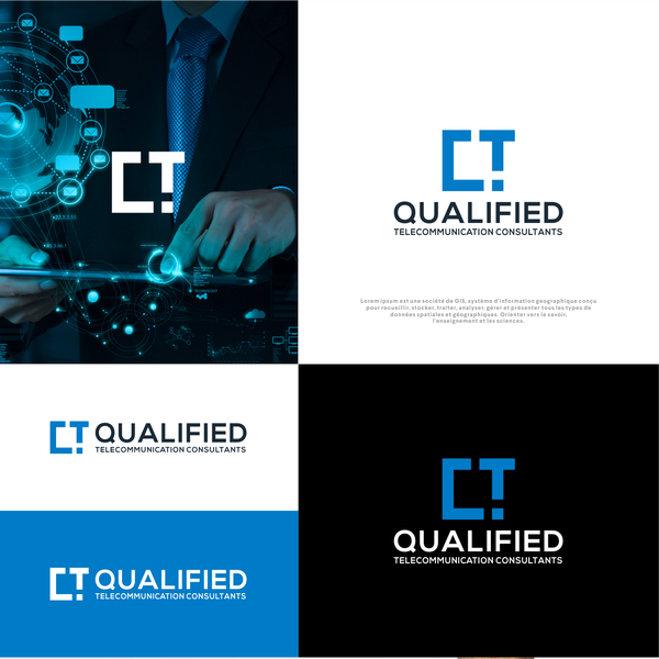 Design by Berkahilah titled "Qualified Telecommunication Consultants"