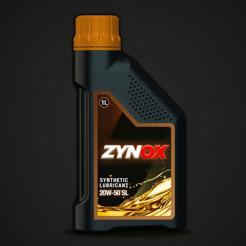 auto lubricant label design | strong , modern and powerful Design by IgnacioIdeas