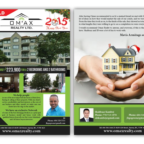 Create a Just Sold Flyer that will bring us lots of new Clients & Sales!!! Design by teAmGrafic