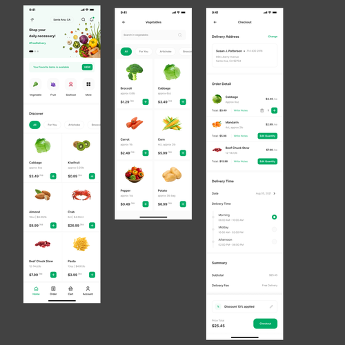 Farmers Market App Réalisé par Shags.thedesigner