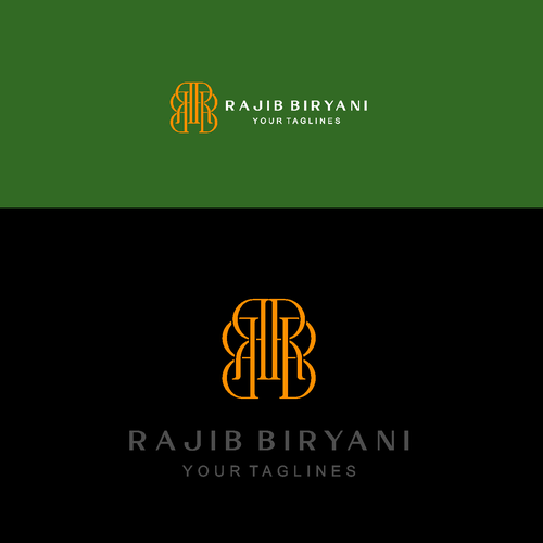 Indian Food Cloud Kitchen Logo Design, Rajiv Biryani Design by Mumtaaz68