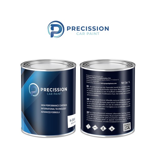 Label for Professional Automotive Refinish Products-ontwerp door creationMB