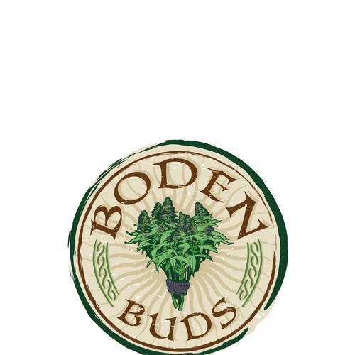 Create old world logo for viking-inspired, medical marijuana farm - "Boden Buds" Design by Mihai Basoiu