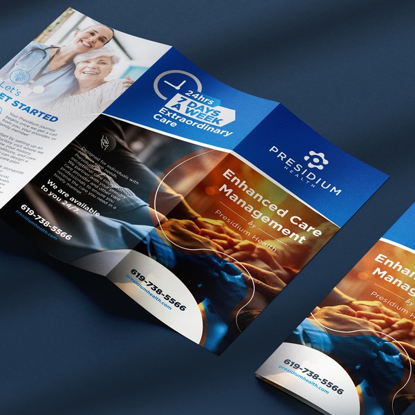 Design by YaseenArt titled "Presidium Health Brochure"