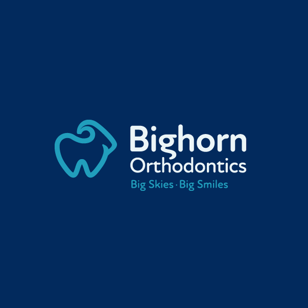 Ram's Horns + Dental Logo