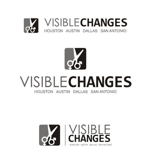 Create a new logo for Visible Changes Hair Salons Diseño de Sadanand Prasad