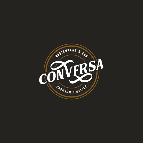 Logo for high-end bar Design by Purple V design