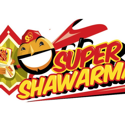 logo for Super Shawarma Design by Adrian Medel Aceiro