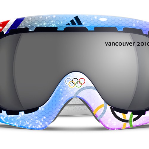 Design adidas goggles for Winter Olympics Design by ozonostudio