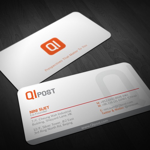 Enjoy high quality content? Media startup needs a biz card! Design by DarkD