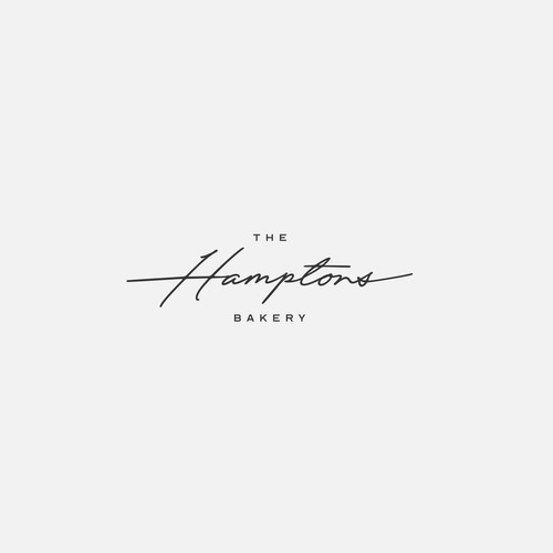 The Hamptons Bakery Logo Design by Andy Bana