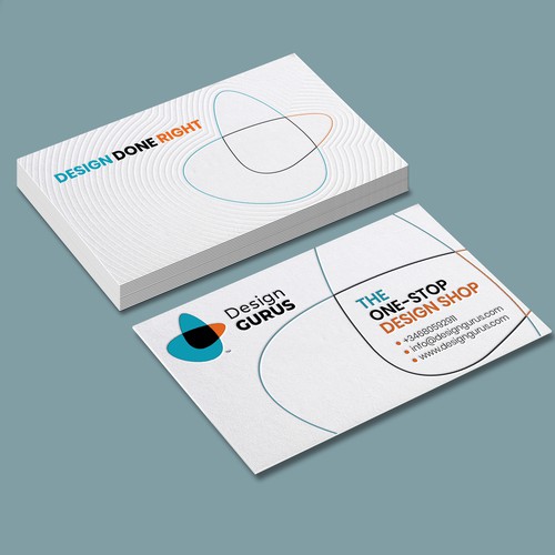 Business Card for DesignGurus.com Design by fastdesign86