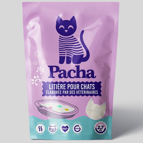 Cat Litter startup Minimalistic packaging - Contest Design von agooshe