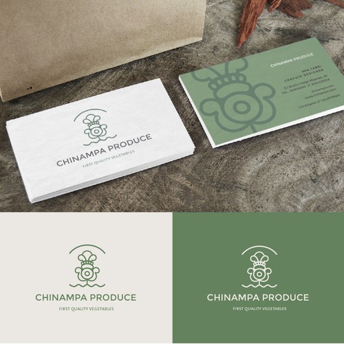 Create A Logo And Card For A Company That Produces Fresh