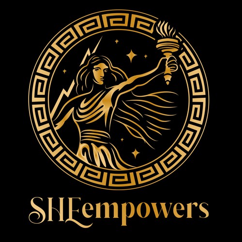 SHEempowers - luxurious design of a woman preferrably in some kind of a circle to appeal to women professionals Design by Jacob Gomes