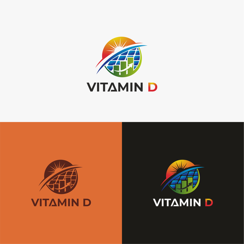 Vitamin D Solar Marketing Company Logo Design by LARASDsign