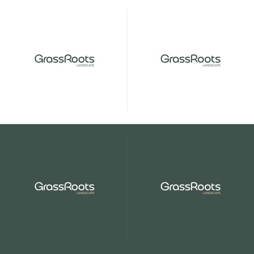 "Logo design for custom high end landscaping design company" winning Logo & brand identity pack