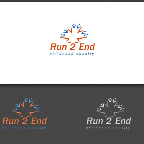 Run 2 End : Childhood Obesity needs a new logo Design by Julia Vorozhko