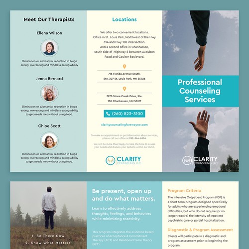 Counseling Center needs brochure Design by uxcolonie