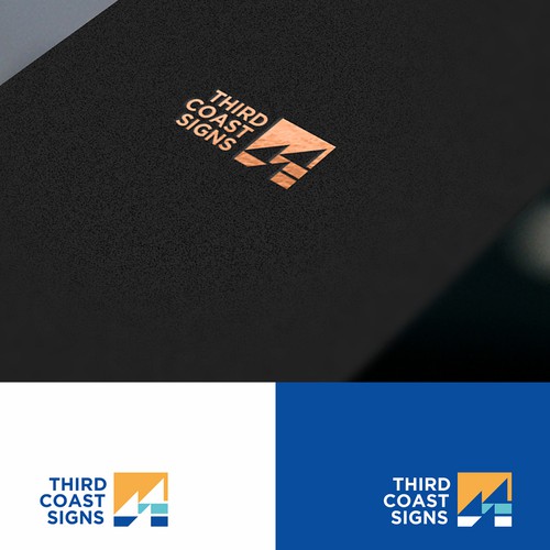 New vibrant business logo and branding for a sign making company serving Chicago Design by ntôþ