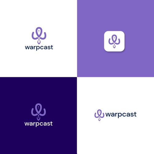 Warpcast logo Design by rk43_lab