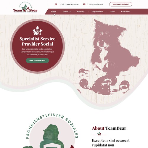 Web page design contest entry by pb⚡️