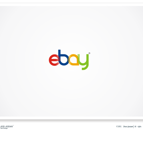 99designs community challenge: re-design eBay's lame new logo! Design by Jozjozan Studio©