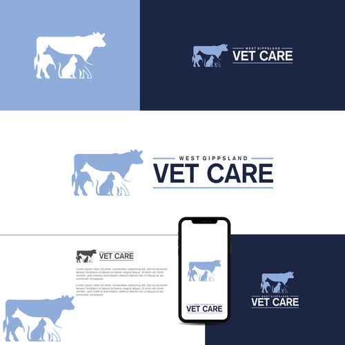 Freshen up our look to fit our renovated mixed animal Veterinary Clinic (update: no horses please) Design by ✅ Tya_Titi