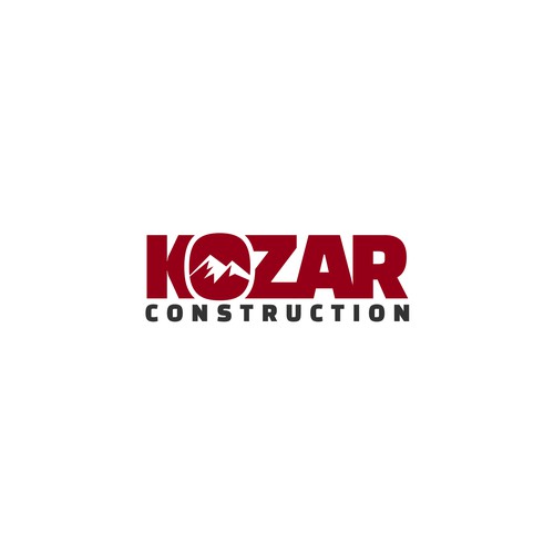 Simple Construction Company Logo with Creativity Design by Zaisun