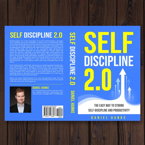 Book cover for a book about SELF-DISCIPLINE Design by DZINEstudio™